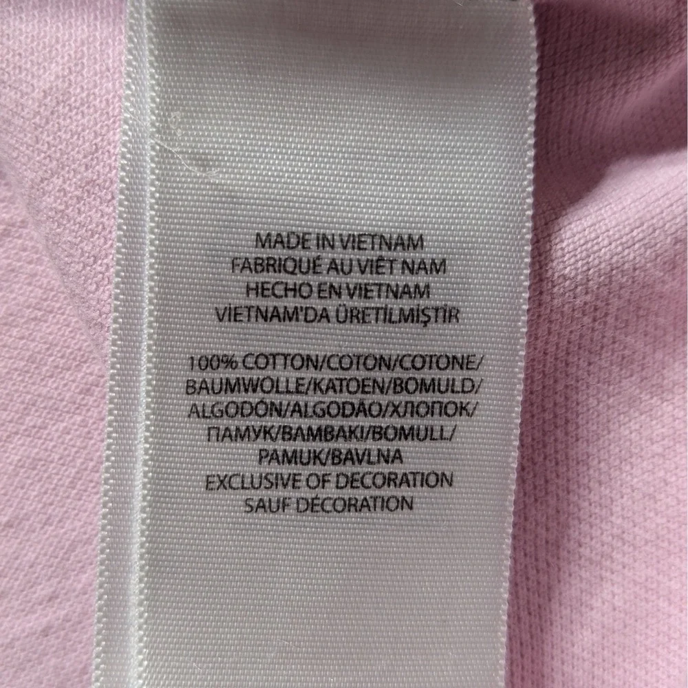 Polo Ralph Lauren Classic Fit Polo Shirt Mens Large Pink 100% Cotton
